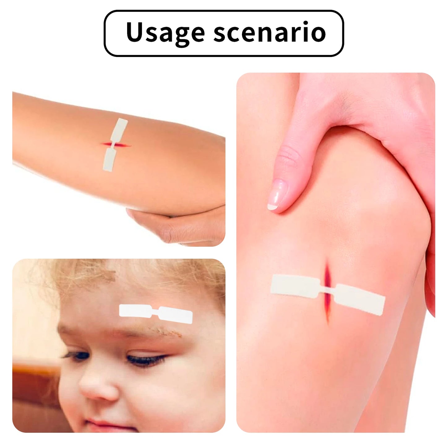 120PCS 1cmX4.5cm Small Waterproof Band Aid Butterfly Adhesive Wound Closure Band Aid Emergency kit Adhesive Bandages HOT SALE