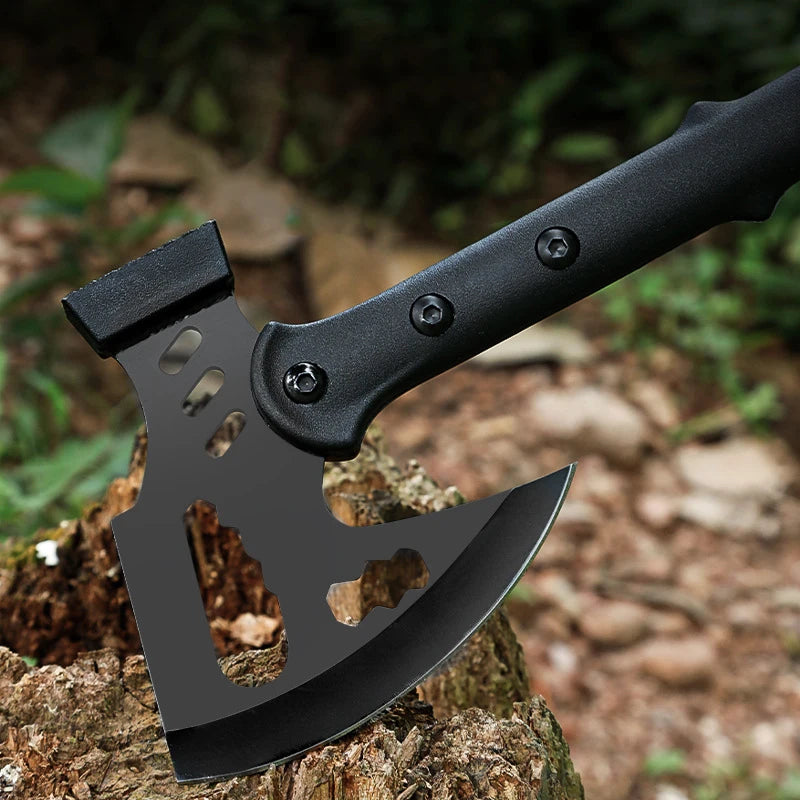 Camping Outdoor Multifunctional Axe High Manganese Steel Ordnance Axe Survival Tactics Mountain Cutting Axe