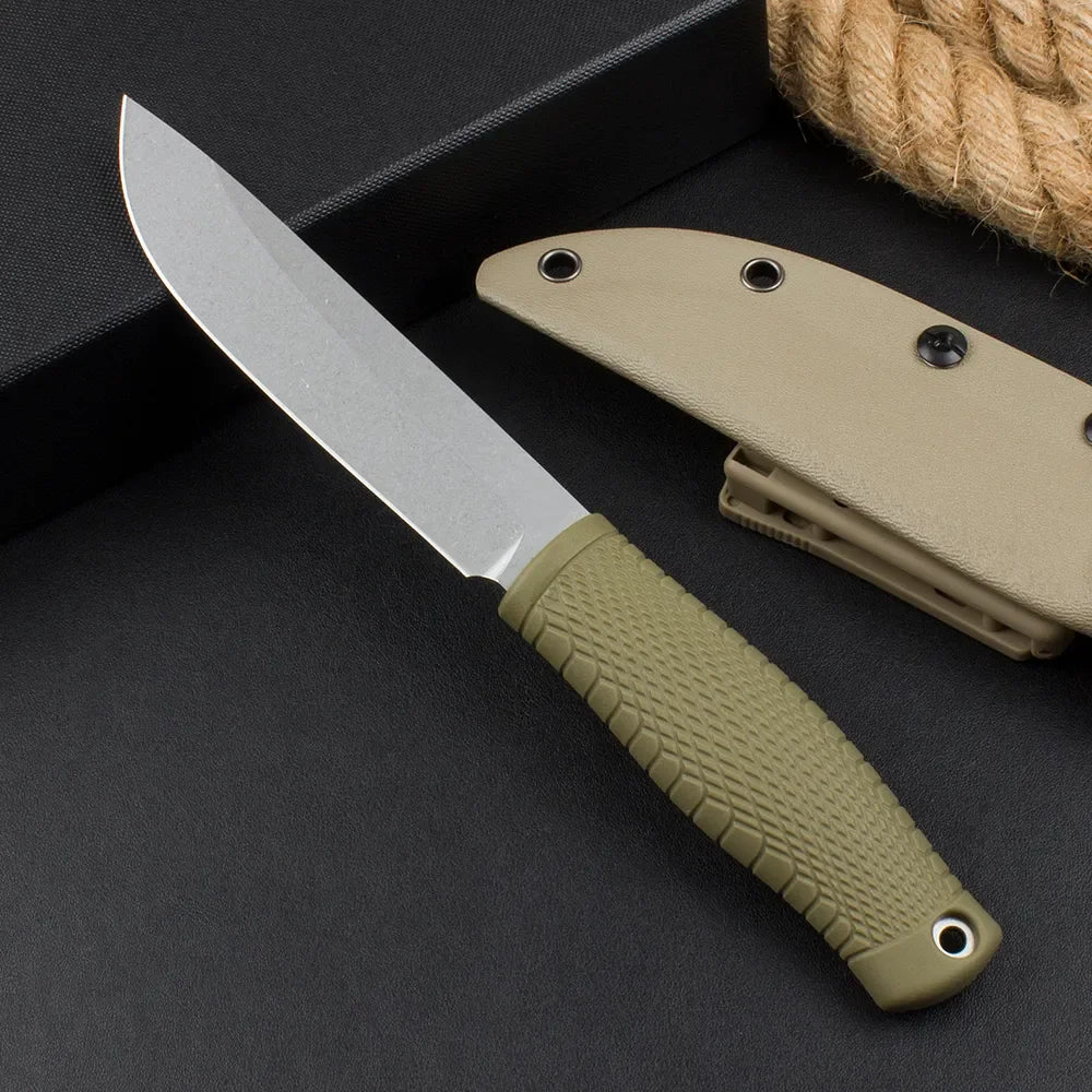 BM 202 Outdoor Survival Fixed Knife 14c28N Blade Kraton Handles Camping Outodoor Self-defense Tactical Combat Hunting Knives