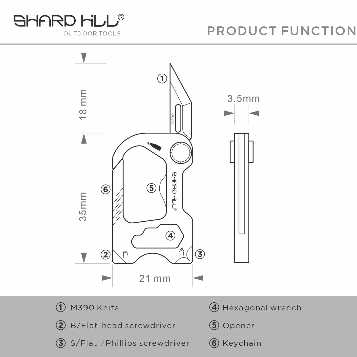 Titanium Multi-function Keychain EDC Mini Portable Keychain Outdoor Knife screwdriver Multi-tool camping Survival hiking