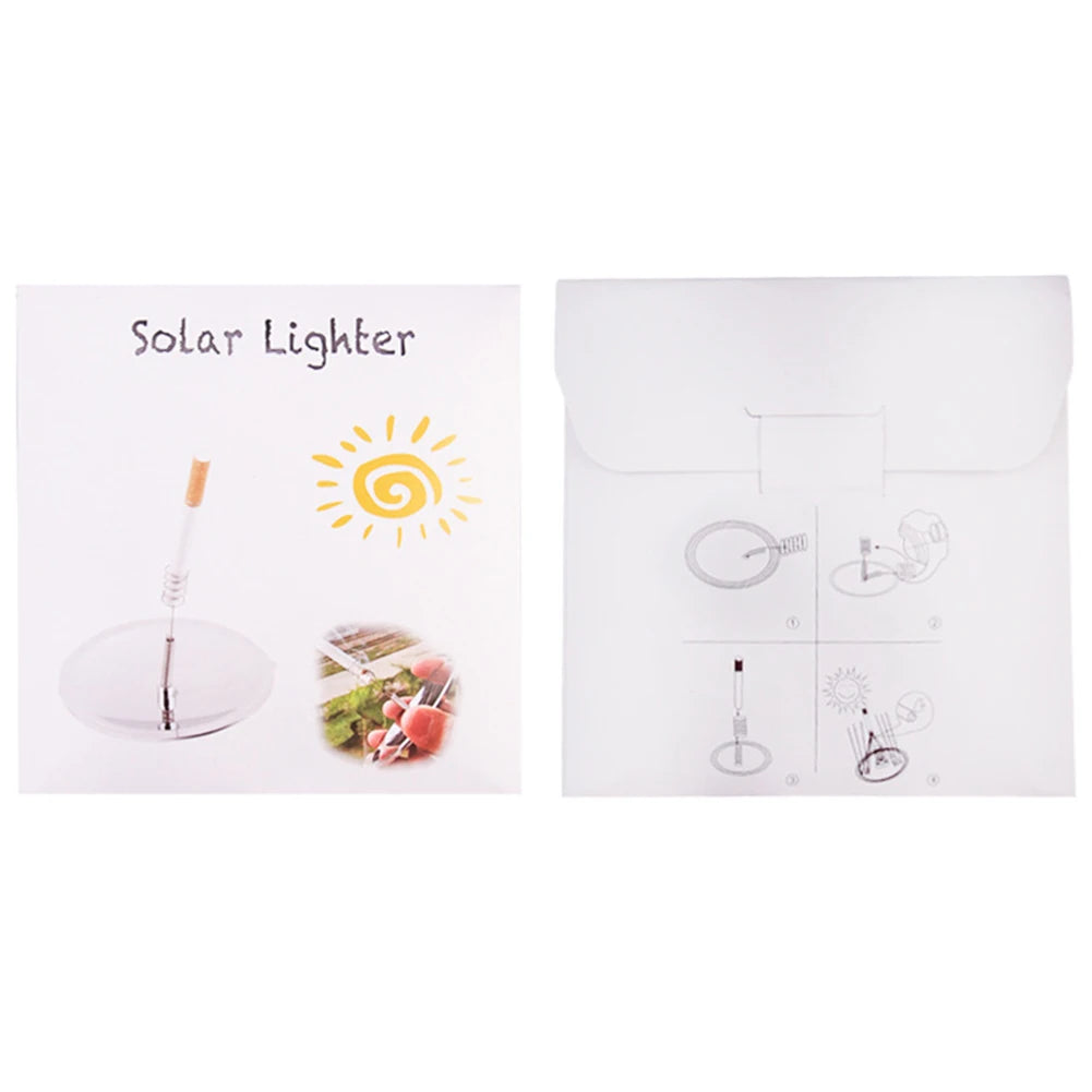 3 Pcs Outdoor Solar Fire Starter Outdoor Solar Fire Starter Camping Survival Fire Parabolic Mirror Energy-saving Practical Tool