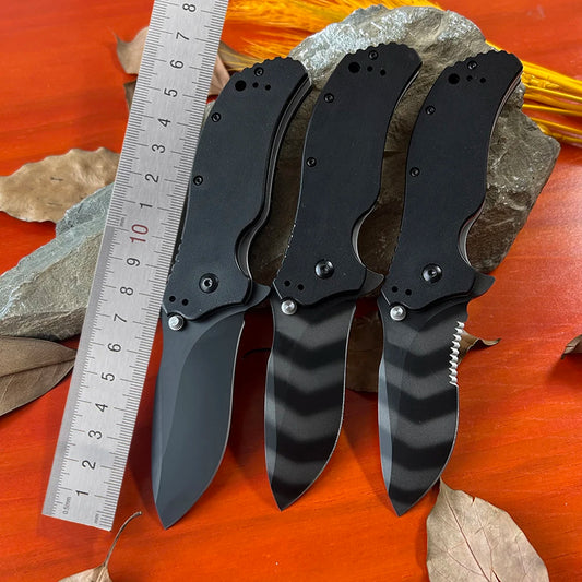 ZT 0350 Folding Knife G10 Handle Tiger Pattern Titanium S30V Bearing Self-defense Pocket Knives Hunting Survival EDC Tools