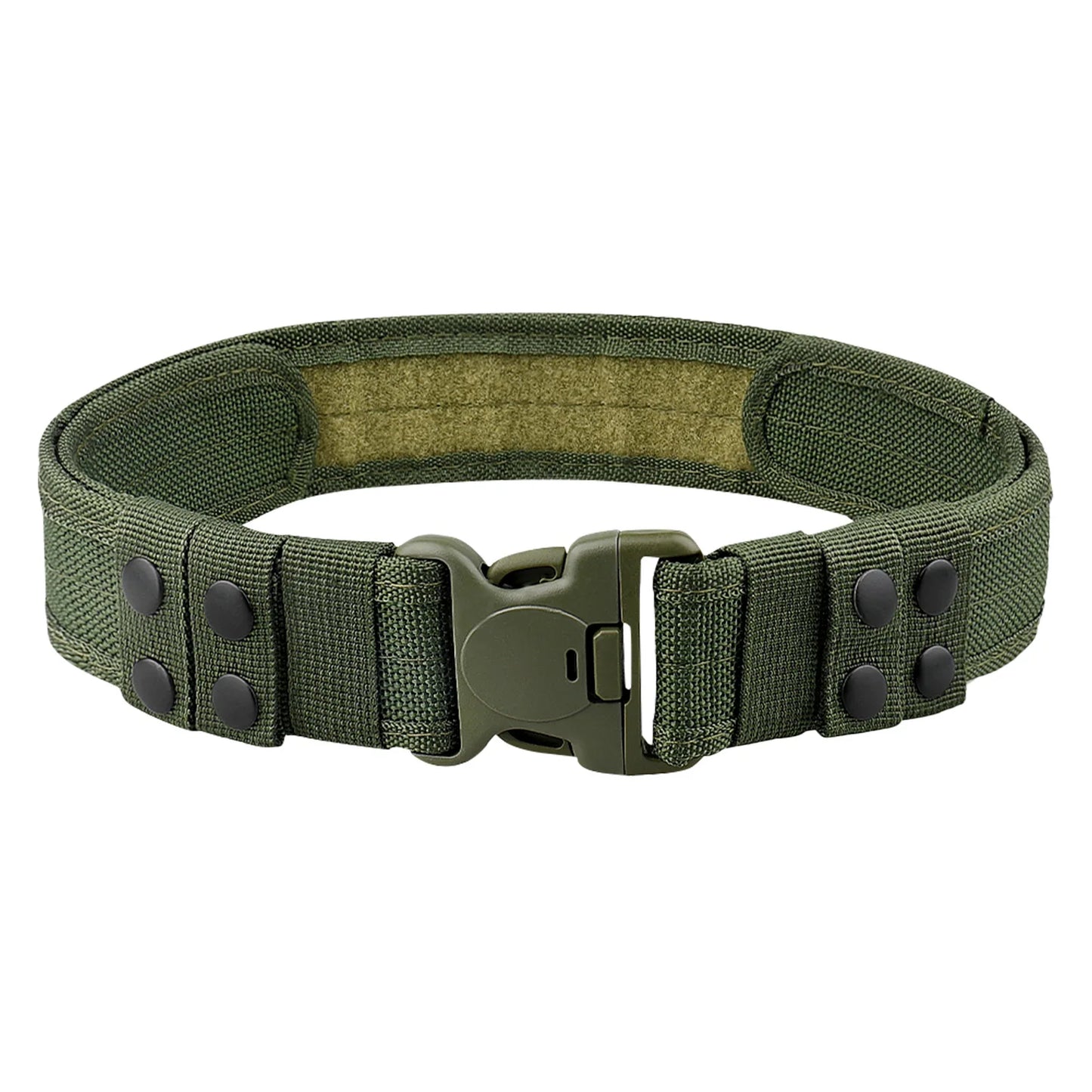 Quick Release Tactical Belt for Men -Army Style Combat Belt ForOutdoor Activities and Fishing -Fashionable Oxford Waistband