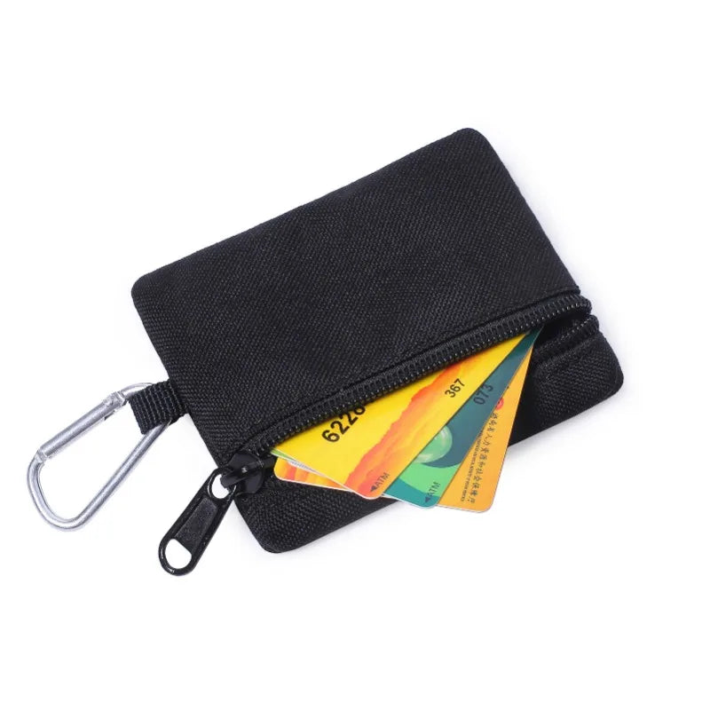 1PC Military Fan Pocket Bag Mini Portable Key Card Bag EDC Pocket Outdoor Sports Pocket Pack With Clasp Hunting Accessories