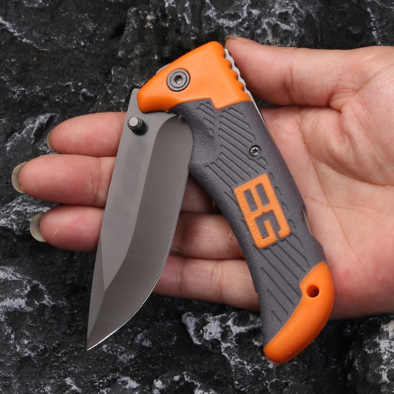 High quality outdoor camping hunting survival Tactics Pocket EDC tools Folding knife, barbecue knife