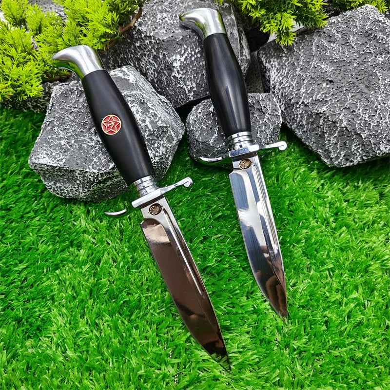 Russian Nkvd Ussr Finka NKVD Fixed 440C Blade Knife Hunting Self Defense EDC Outdoor Survival Tactical Military Knife