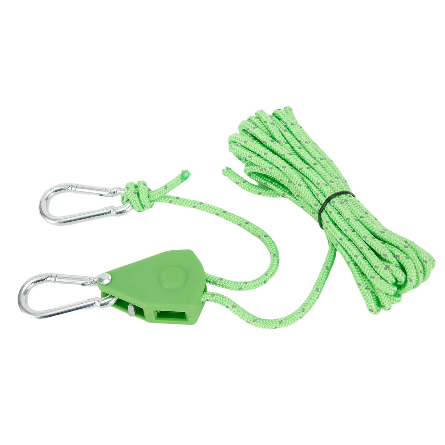 Secure and Fast Locking Tent Rope Hanger, Adjustable Lanyard Pulley Hook, Perfect for Outdoor Adventures and Sleeping Bags