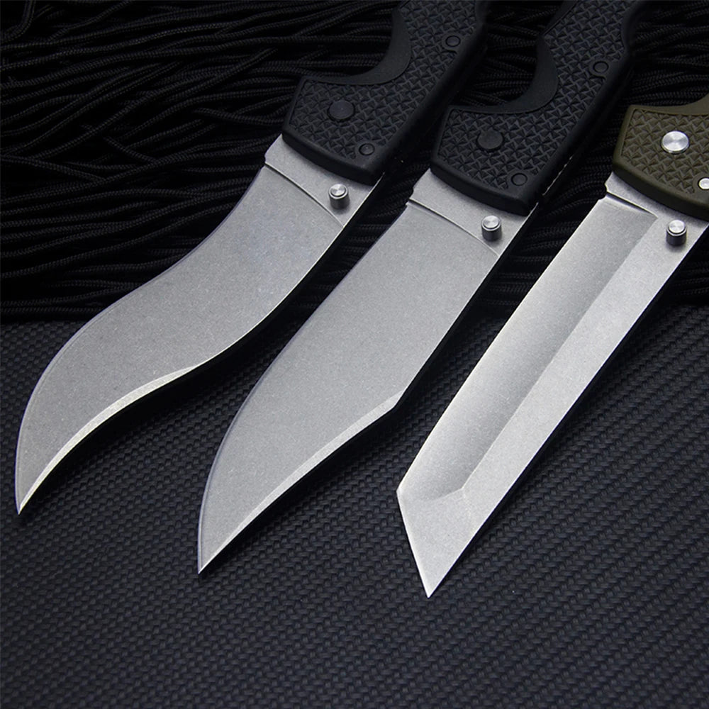 Voyager 12.26'' Large Multipurpose Combat Folding Knife 9cr18mov Blade Outdoor Military Survival Rescue Hunting Knives EDC Tools