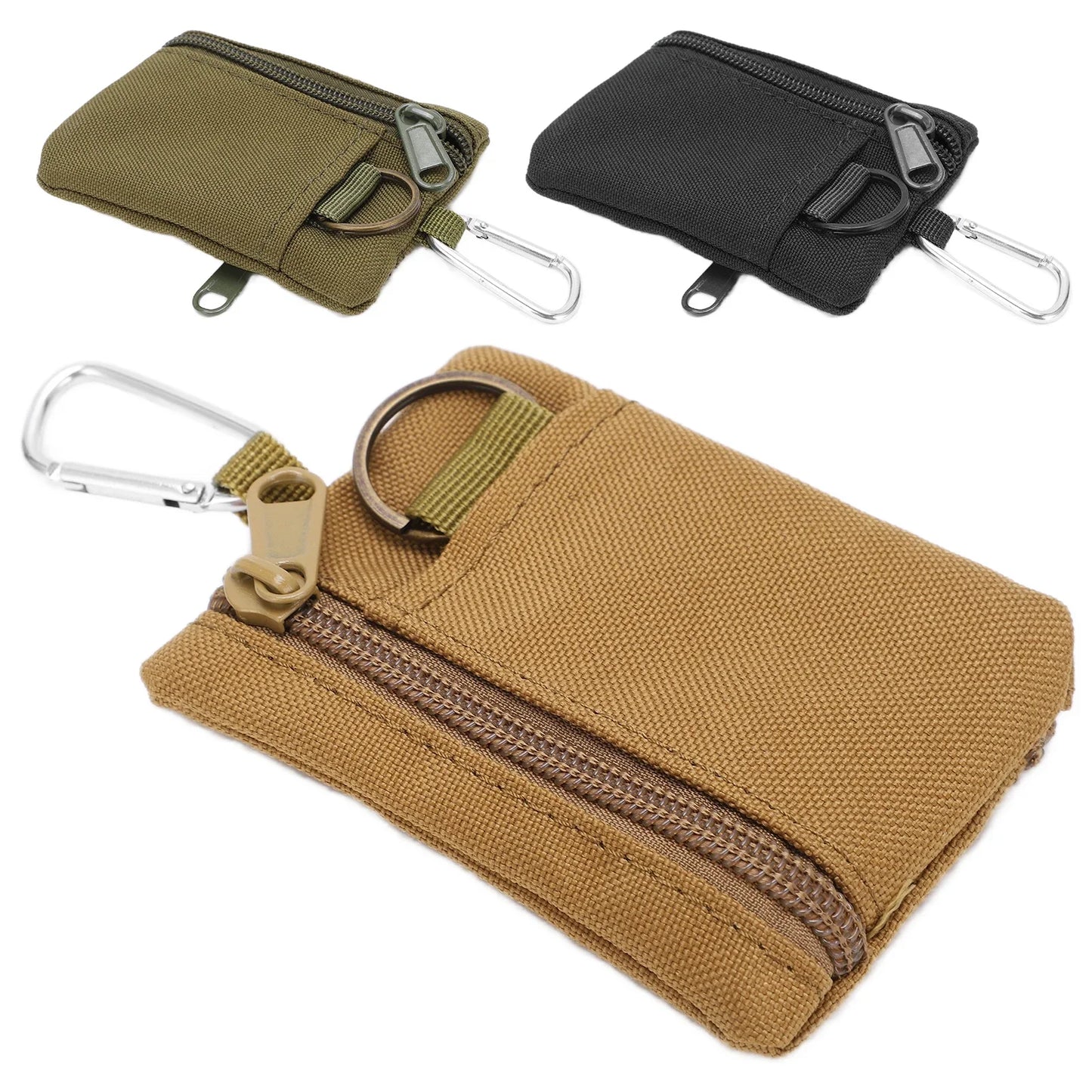 1PC Military Fan Pocket Bag Mini Portable Key Card Bag EDC Pocket Outdoor Sports Pocket Pack With Clasp Hunting Accessories