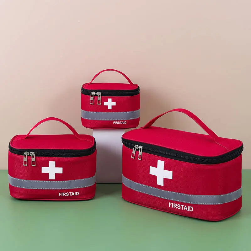 First Aid Kit Medicine Storage Bag Portable Outdoor Rescue Bag Household Children's Large Capacity Medical Kit Storage Organizer