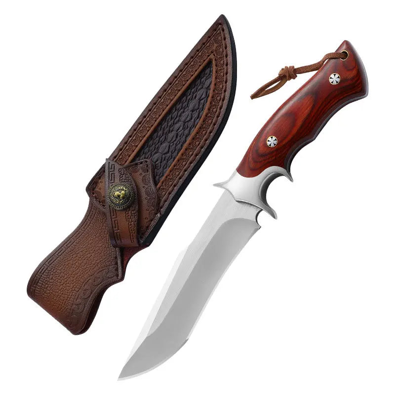 Lion King Outdoor Straight Knife Camping Survival Knife Defense Knife Mini Pocket Knife Wilderness Survival Knife m390