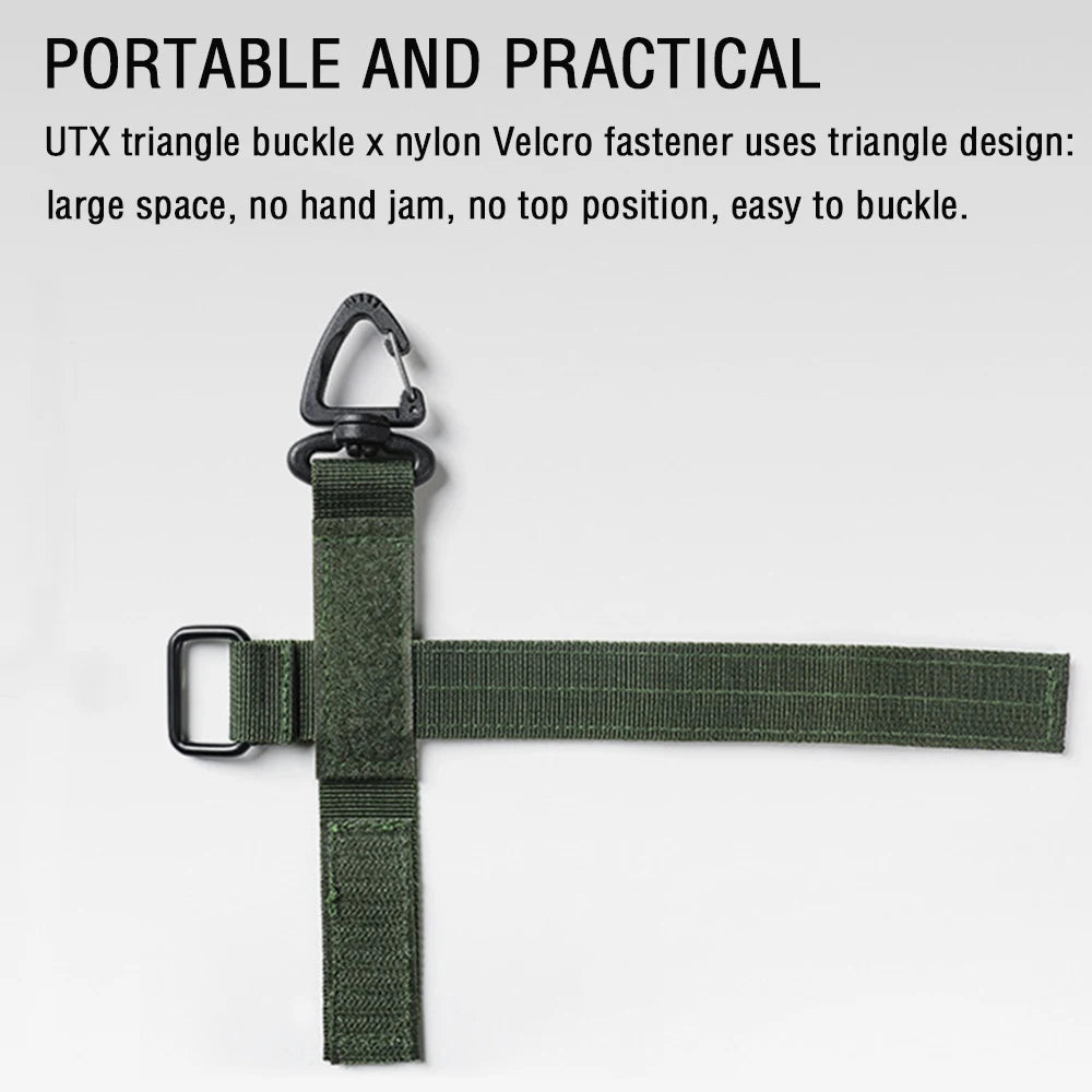 Mountaineering Buckle Outdoor Keychain Tactical Gear Clip Keeper Pouch Belt Keychain EDC Gloves Rope Holder  Molle Hook