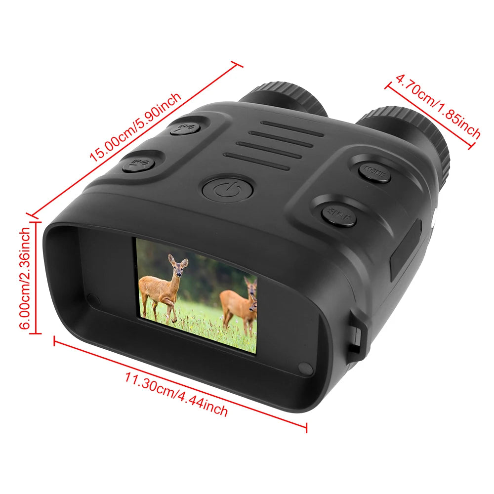 Day Night Use Photo Video Taking Digital Zoom 10X 1080P for Hunting Boating Binocular Infrared Night-Visions Device Binocular