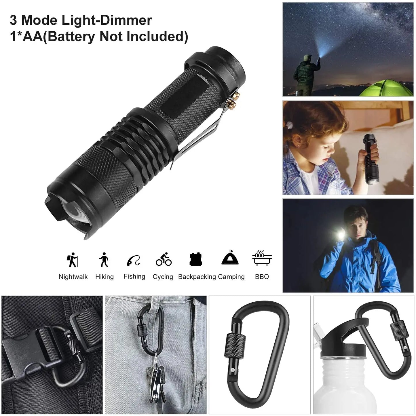 Emergency Survival Gear Camping Equipments Kits 21 in 1 Professional Cool Gadgets Stuff Tactical Tool Gift Ideas for Him Teenage