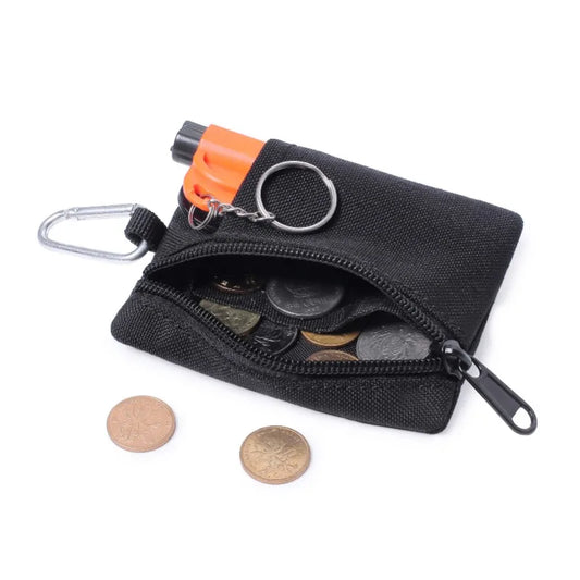 1PC Military Fan Pocket Bag Mini Portable Key Card Bag EDC Pocket Outdoor Sports Pocket Pack With Clasp Hunting Accessories