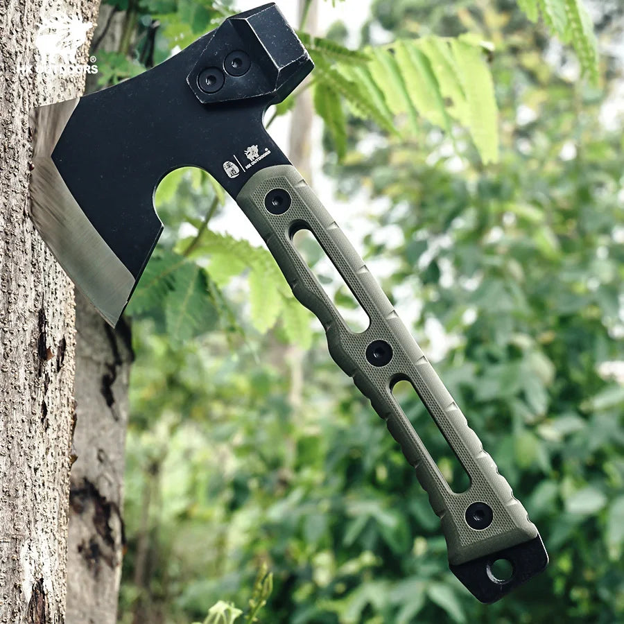 HX OUTDOORS Mercenarys Full Tang Camping Survival Touris Axe Hatchet Tactical Multifunctional Hunting Tools Tomahawk Hammer axes