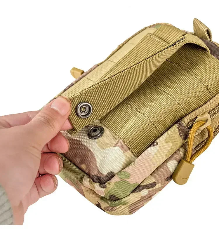 Men Molle Pouch Belt Waist Bag Edc Phone Pocket Pack Running Camping Bags Soft Back Hunting Accessories