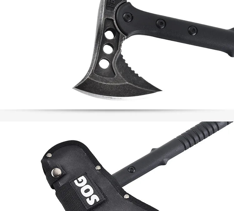 Outdoor wilderness hiking axe stainless steel warrior camping multifunctional emergency consumption survival axe