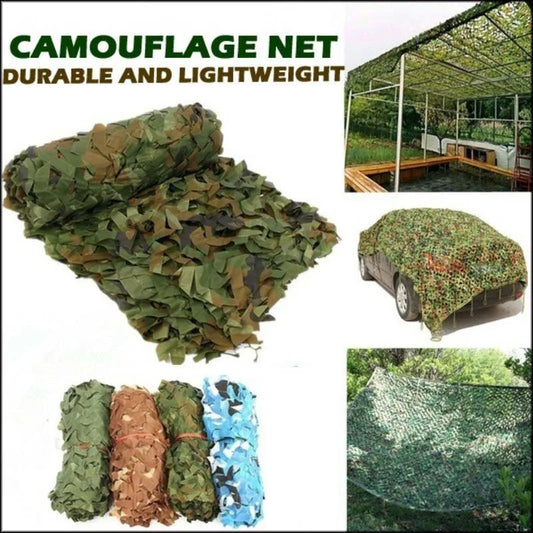 5*6m/1.5*3m Military Camouflage Net Camo Net Ultralight Car Camping Garden Tent Tarp Awning Sun Shelter Filet Camouflage Mesh