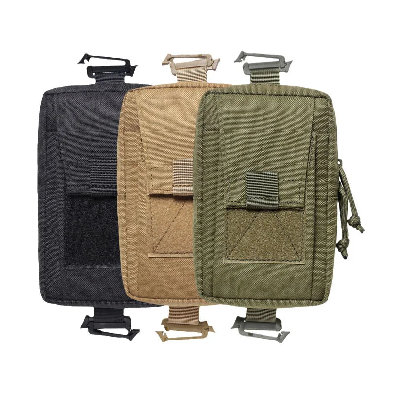 Molle Backpack Strap Bag Phone Holder Outdoor Sports Running Accessories Hunting EDC Tool Waist Pouch