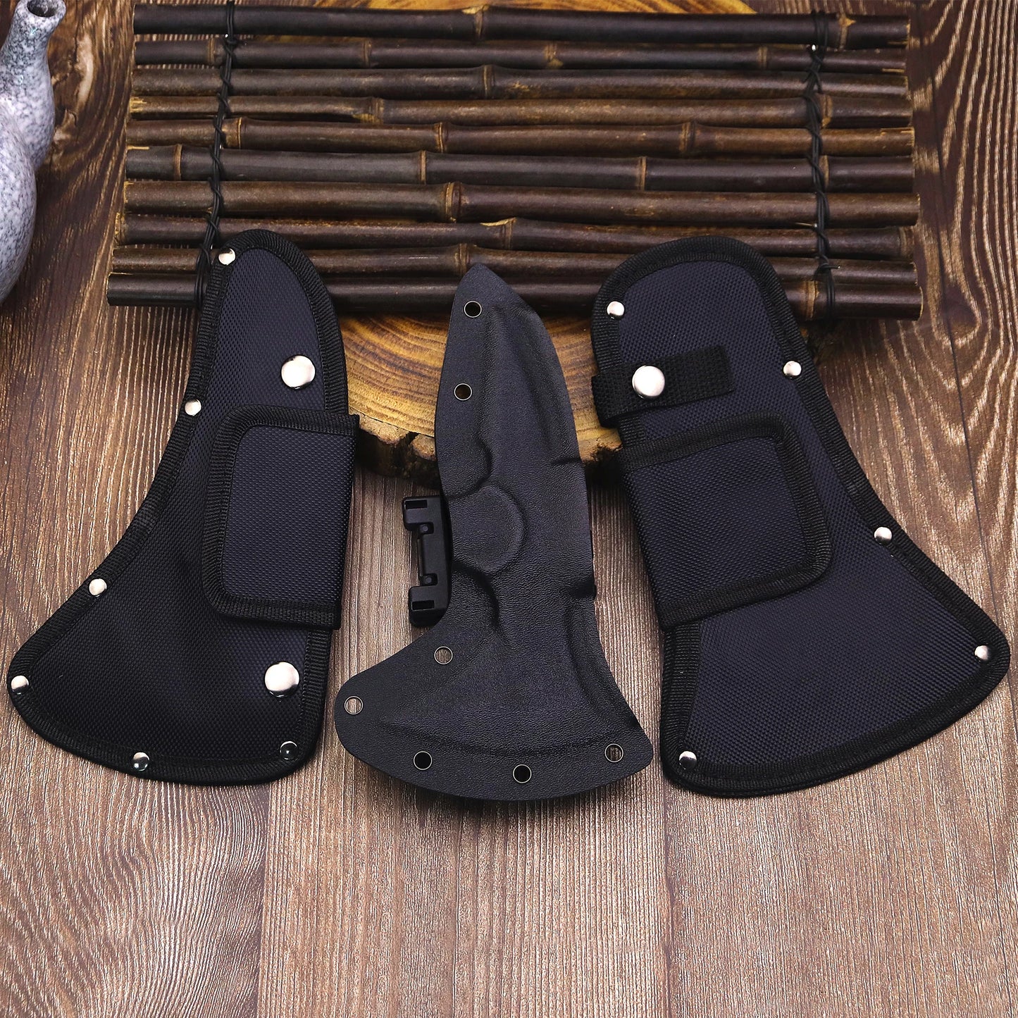 High-end hand-stitched nylon axe sheath, outdoor axe K sheath, suitable for tactical axe, camping axe, logging axe