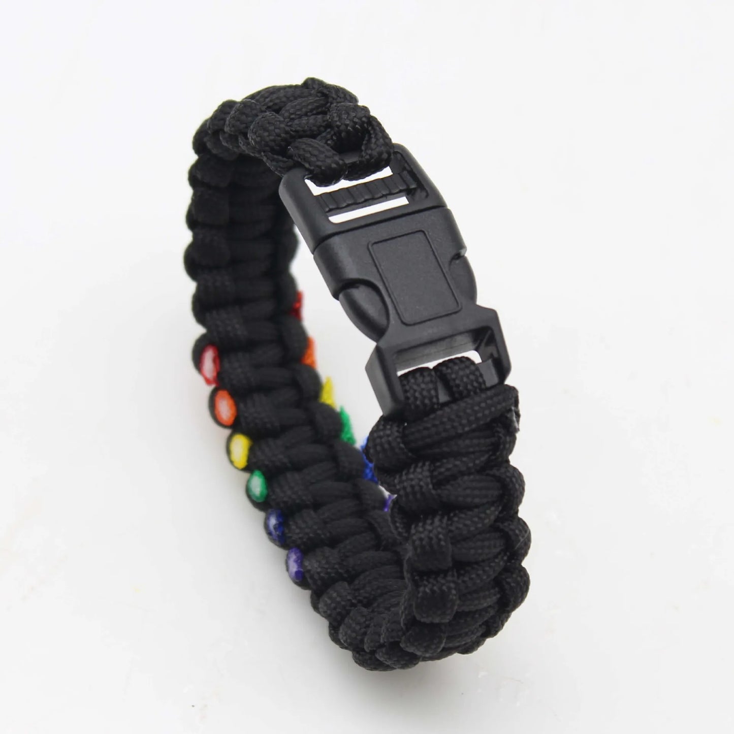 Paracord Bracelet For Men Fashion 7 Strand 4mm Tactical Parachute Cord Survival Bracelets Emergency For Outdoor Camping Hiking