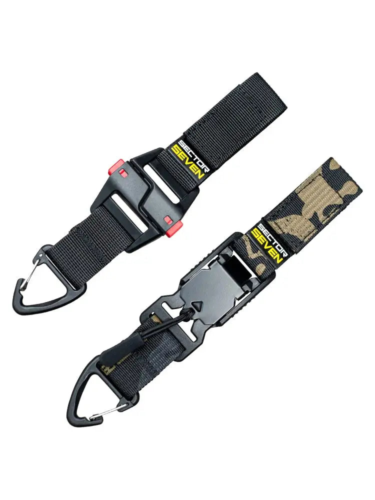 Tactical Multipurpose Triangle Quick Detachment Buckle Belt Quick Hanging Single Hook Survival Keychain EDC