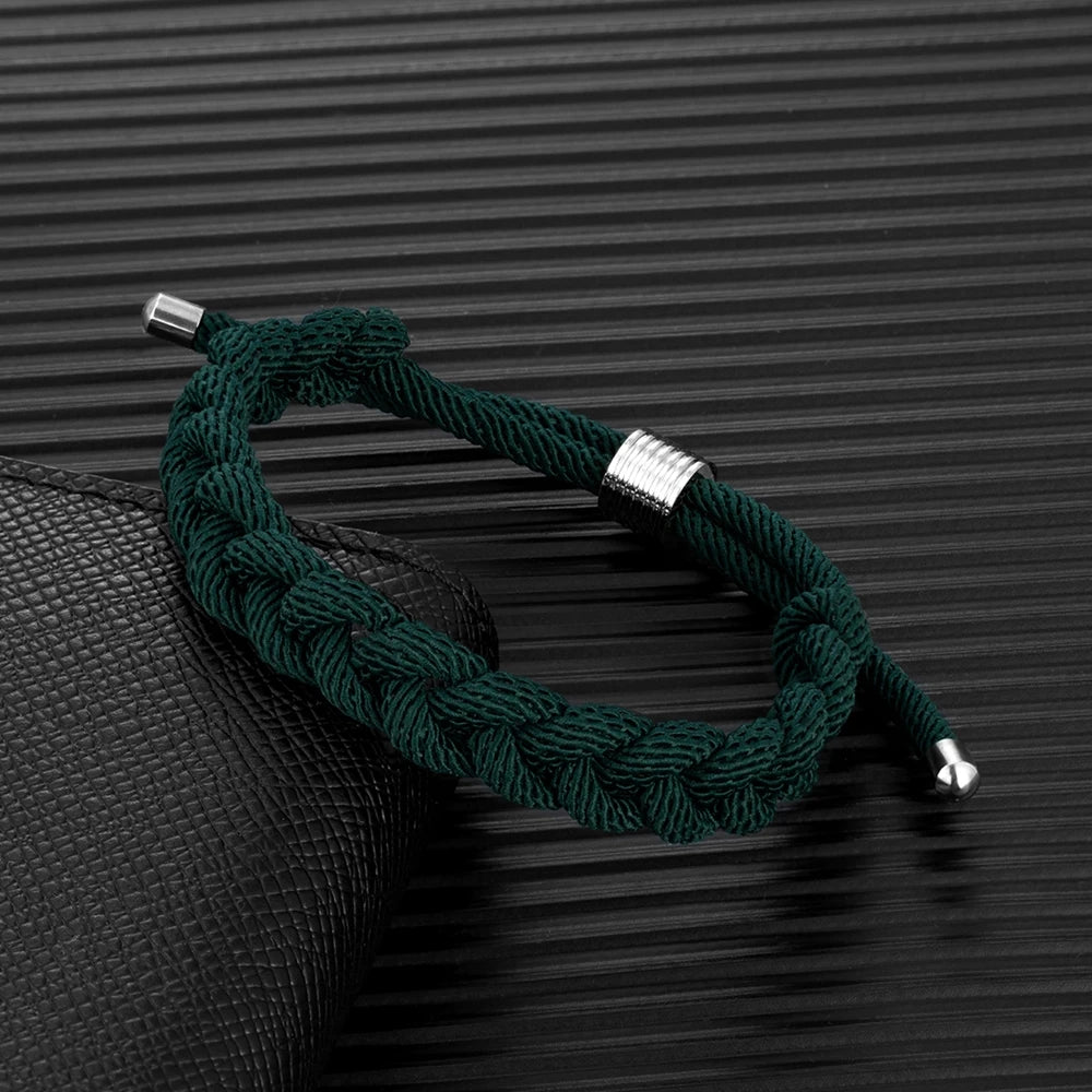 MKENDN Creative Design Shoelace Bracelet Adjustable Survival Bracelet Handmade Outdoor Camping Rescue Emergency Rope Bracelet