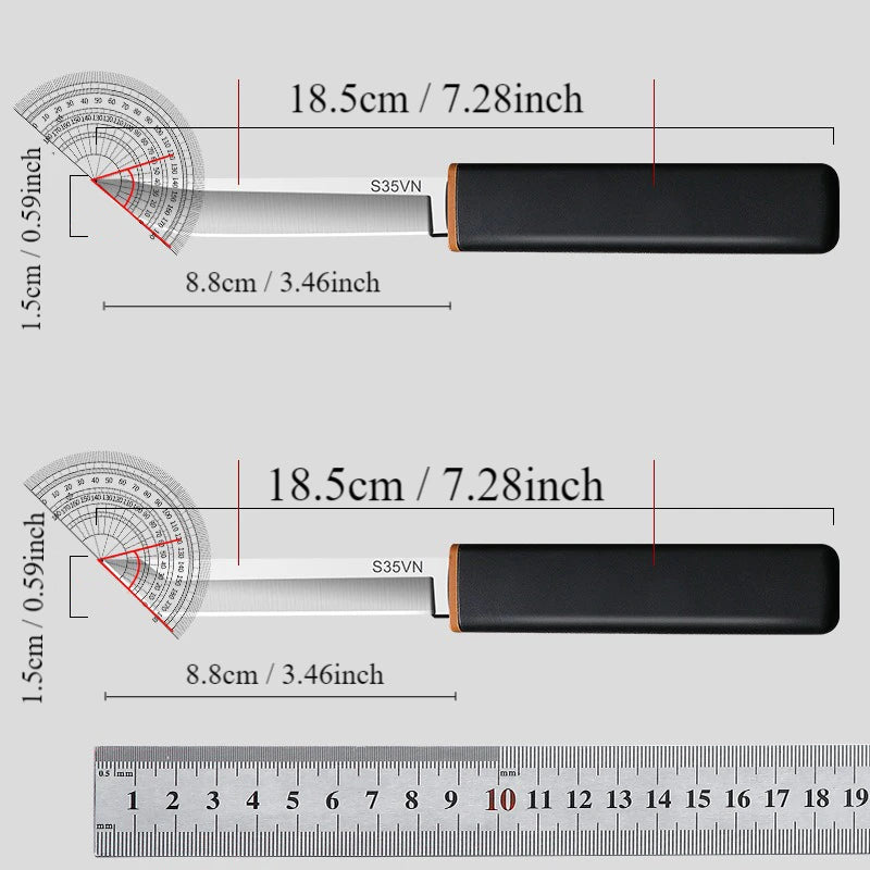 Stainless Steel 2-in-1 Double Straight Knife Utility Sharp Pocket Knives Portable Outdoor Survival Cutting Tools Fishing Knife