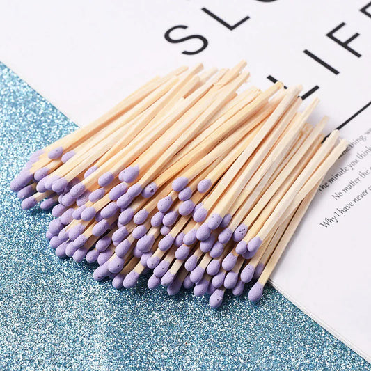 48mm Colorful Mini Decoration Matches Student Handwork Design Matchsticks Portable Candles Aromatherapy Cigar Lighters Camping