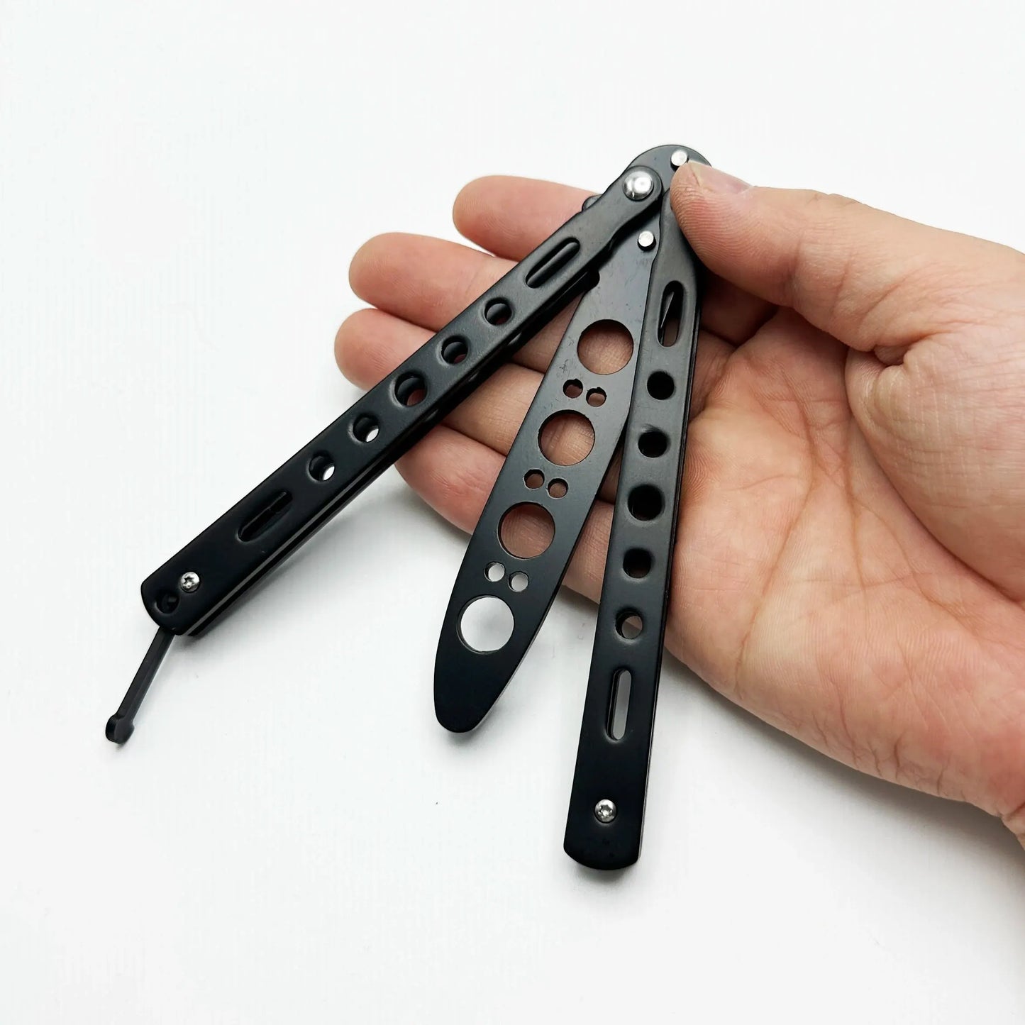 Novice Training Practice Butterfly Knife Fantasy Throwing Knife Safe and Hands Free Training Butterfly Folding Knife Tool