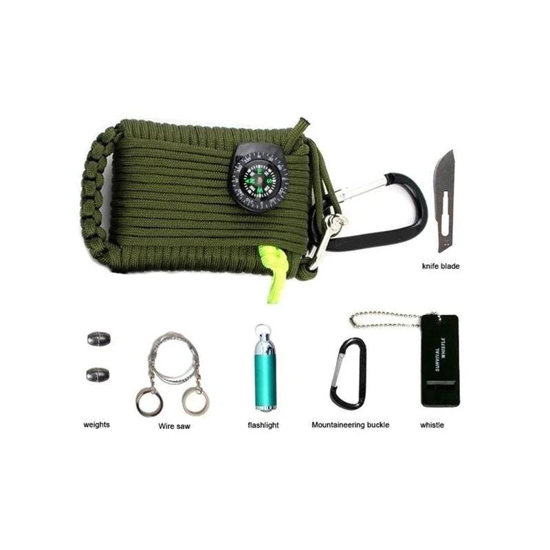 29 in 1 Professional Survival Kit Outdoor Travel Hike Field Camp Kits Emergency Portable Multifunctional Safety First Aid Tools