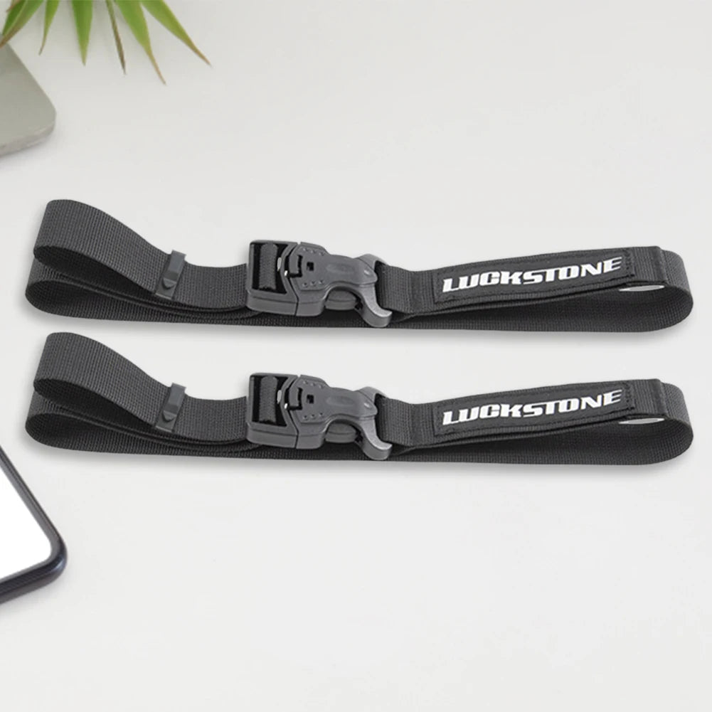 2pcs Luggage Strap Multifunctional Portable Travel Luggage Strap Wear Resistant Strong Load-bearing for Camping Hiking Travel