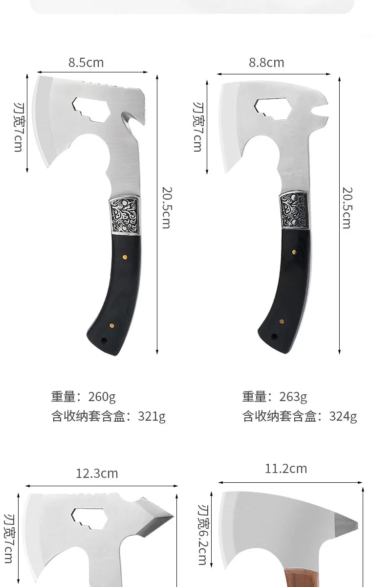 Car mounted equipment, survival tactics axe, chopping wood, portable small hand axe, multifunctional outdoor camping axe