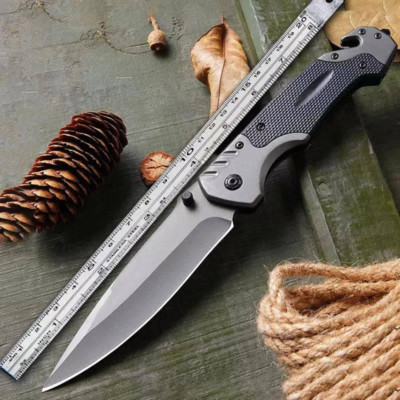 Outdoor multifunctional folding knife defense carry car survival field camping knife portable military knife fruit knife