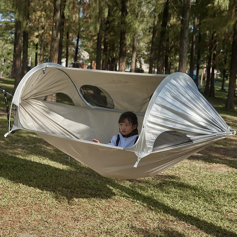 270x140cm Traveler Space Module Outdoor Camping Hammock Mosquito and Sun Protection Outdoor Parent Child Mosquito Net Hammock