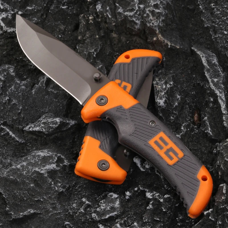 High quality outdoor camping hunting survival Tactics Pocket EDC tools Folding knife, barbecue knife