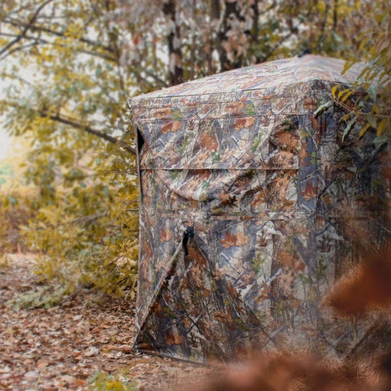 Outdoor 2-3 Person Automatic Camping Hunting Camouflage Tent Portable Watching Bird Spectator Unobstructed Viewing Game Private