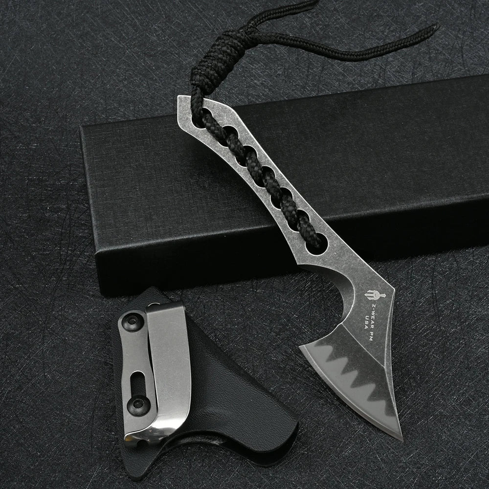 Wilderness Survival Outdoor Self Defense Carry Mini Tactical Axe Ttactical Military Survival Gear Knives Army Fixed Blade EDC