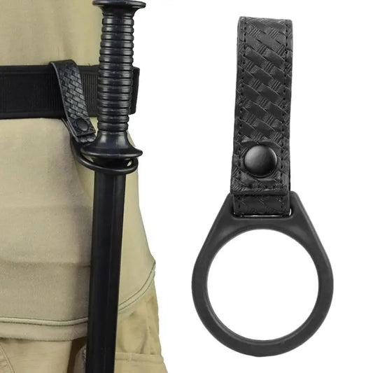 Flashlight Case Nylon Ring Clip Leather D-Cell Holder Webbing Buckle Hook Belt Backpack Hanger Water Bottle Holder Clip