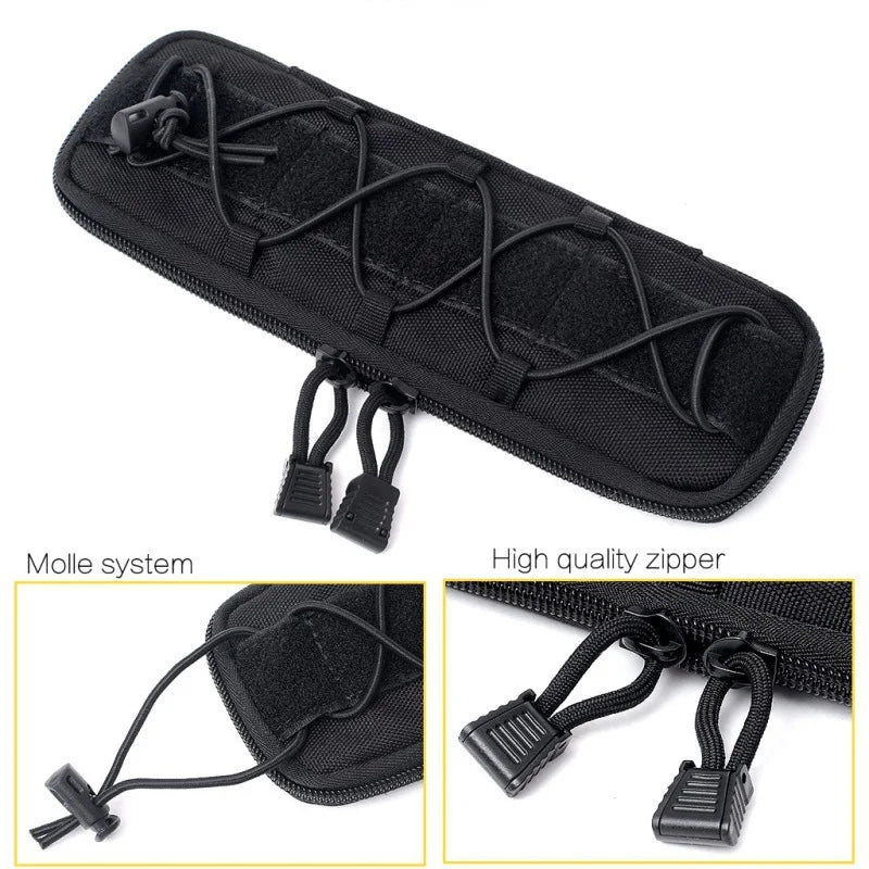 1PC Outdoor Molle Knife Pouch Pocket Nylon Outdoor Waist Sets Cover EDC Knives Pouch Folding Knife Holder Bag