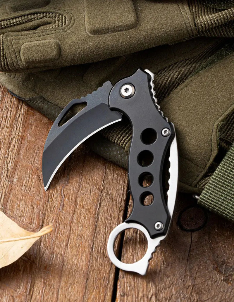 Folding Knife Outdoor High Hardness Defensive Eagle Claw Knife Small Curved Knife Tool Carry Field Camping Survival Claw Knife