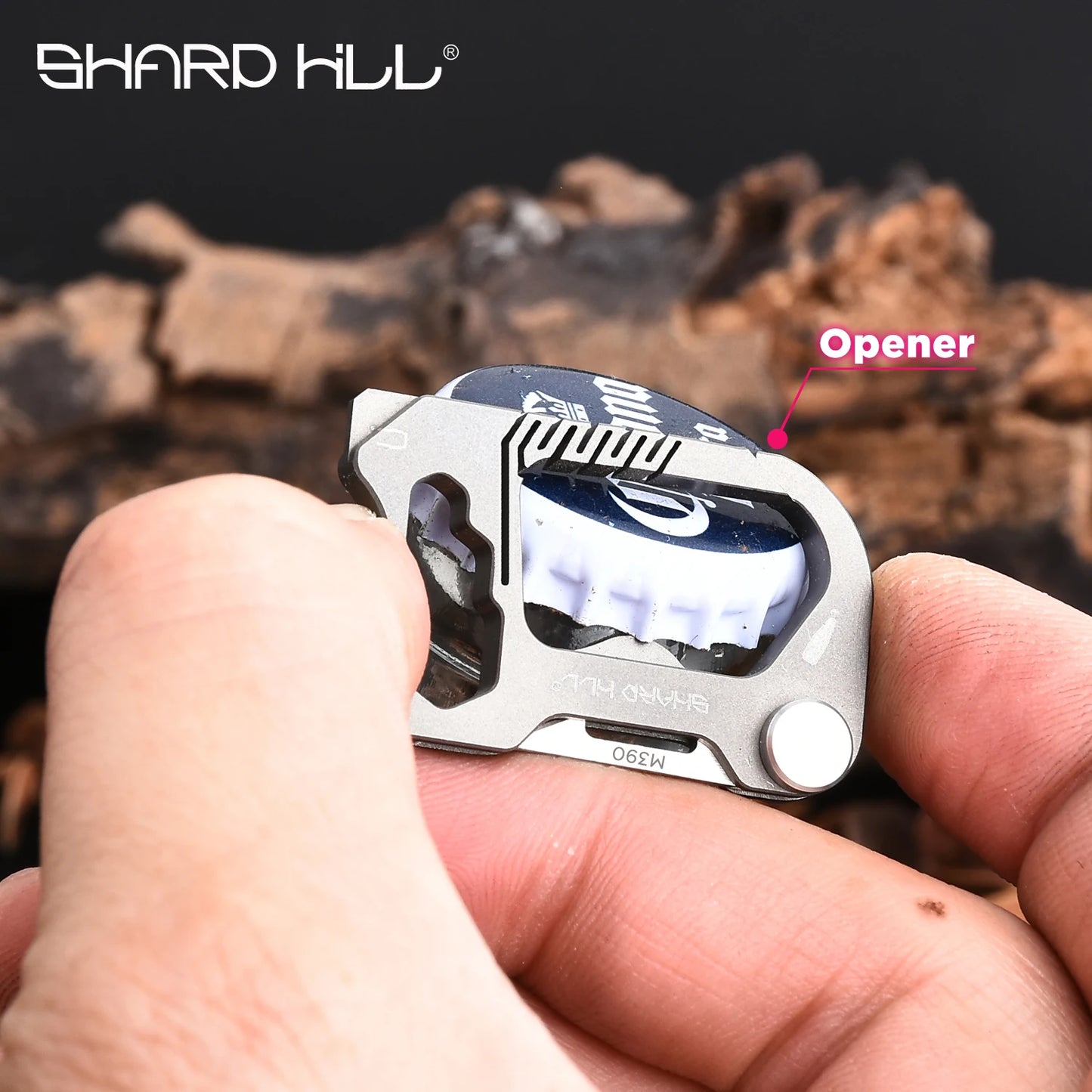 Titanium Multi-function Keychain EDC Mini Portable Keychain Outdoor Knife screwdriver Multi-tool camping Survival hiking