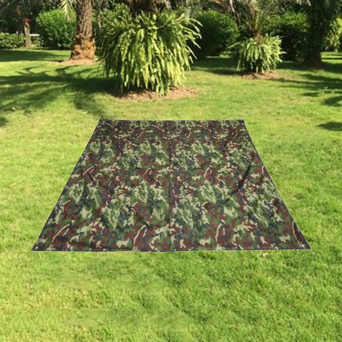 Ground Sheet Hiking Camping Tarp Tent Footprint Jungle Camo 1.5x2m