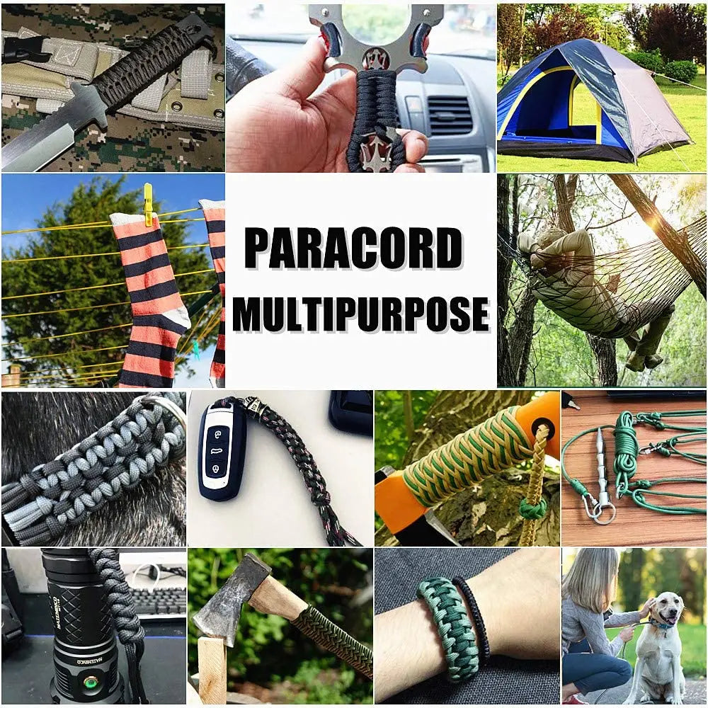 Emergency Survival Gear Camping Equipments Kits 21 in 1 Professional Cool Gadgets Stuff Tactical Tool Gift Ideas for Him Teenage