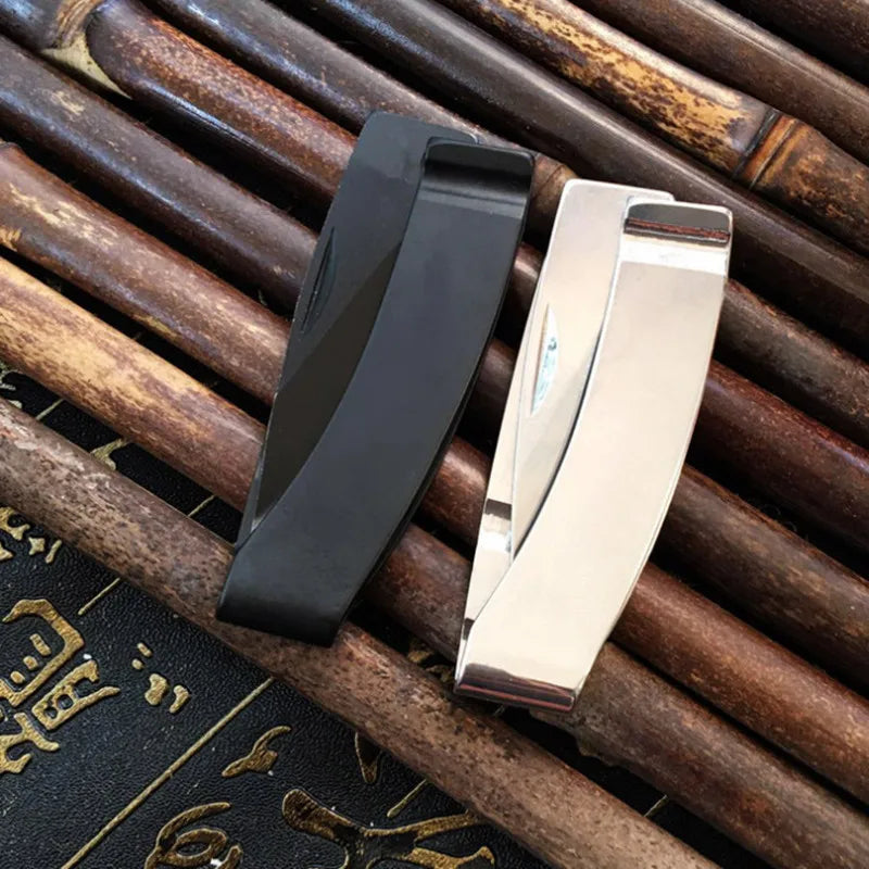 Wallet Note Clip Money Clip With Folding Mini Knife EDC Camping Multi-functional Tool Portable Keychain For Camping Accessories