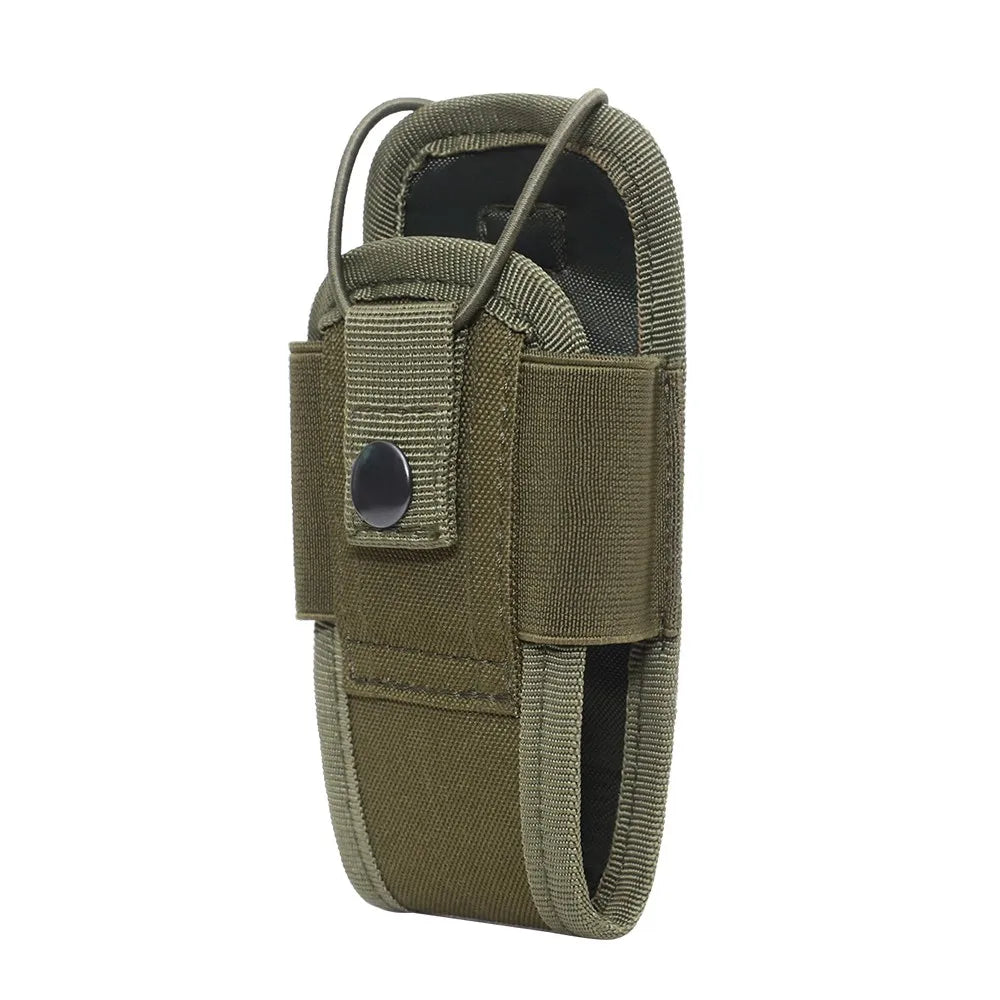 Molle Radio Walkie Talkie Pouch Waist Bag Holder Pocket Portable Interphone Holster Carry Bag for Hunting Camping