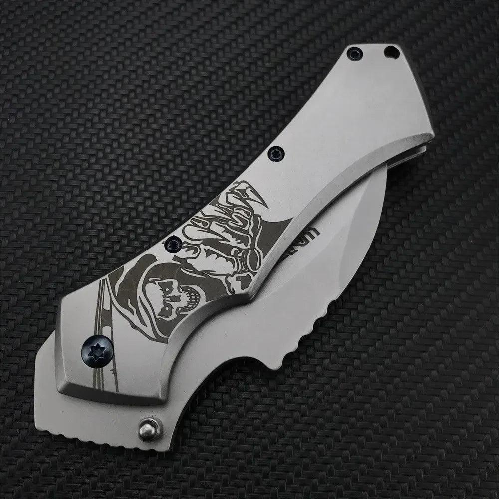 Tactical Wartech Scythe Ninja Folding Blade Claw Knife 420 Steel Death Pocket Karambit Knives Outdoor Camping Hunting EDC Tools