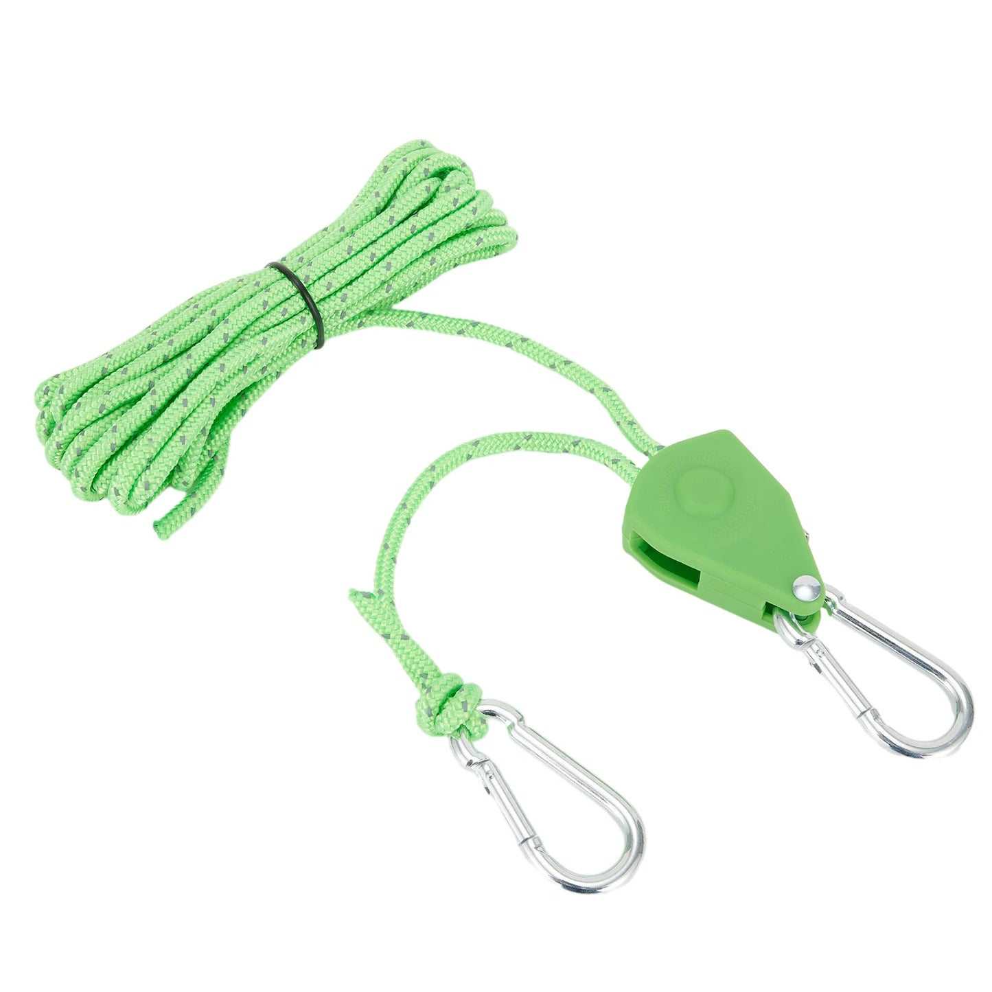 Secure and Fast Locking Tent Rope Hanger, Adjustable Lanyard Pulley Hook, Perfect for Outdoor Adventures and Sleeping Bags