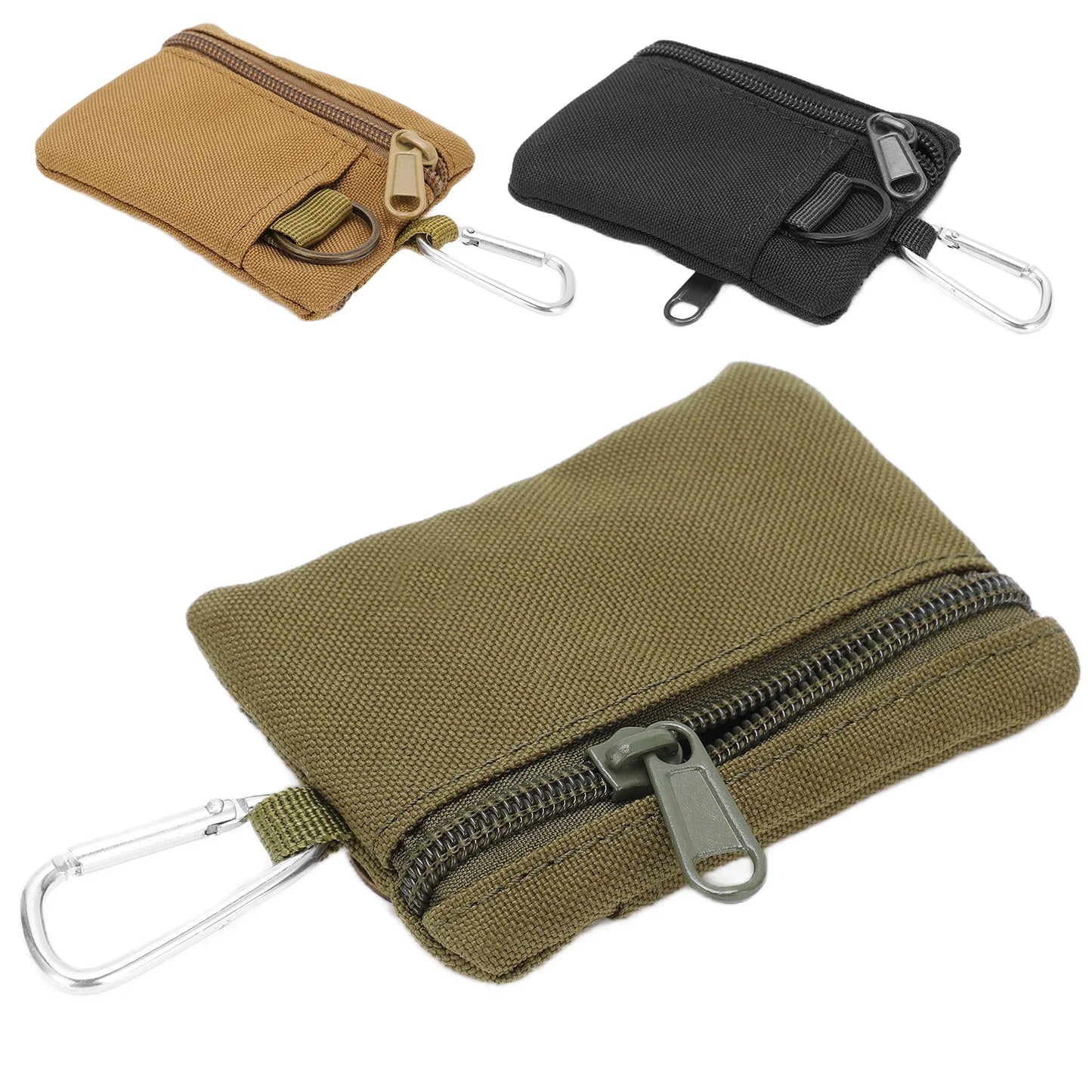 1PC Military Fan Pocket Bag Mini Portable Key Card Bag EDC Pocket Outdoor Sports Pocket Pack With Clasp Hunting Accessories